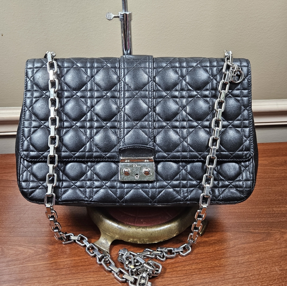 Christian Dior Flap Miss Cannage Chain Bag